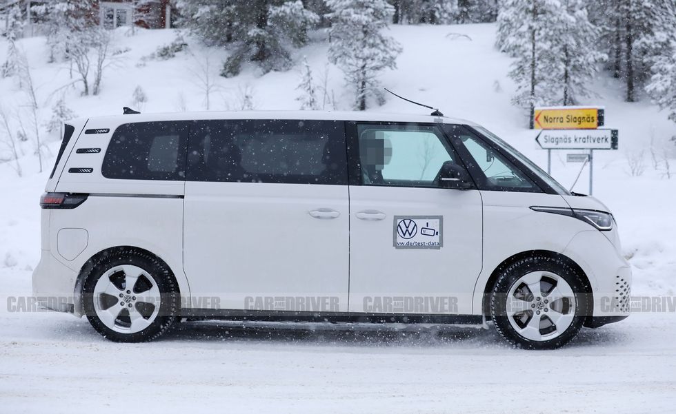 2024 vw idbuzz lwb spied