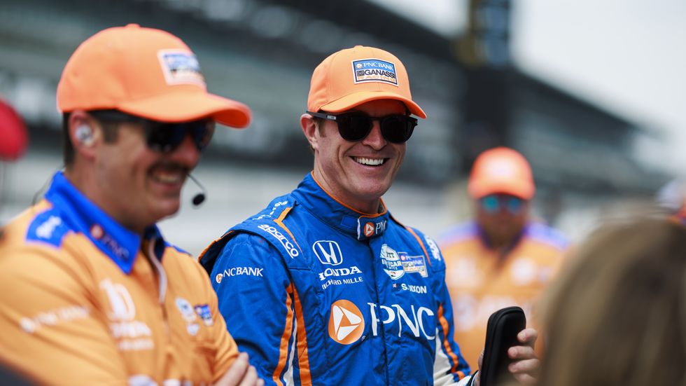 scott dixon 9 of new zealand and chip ganassi racing,