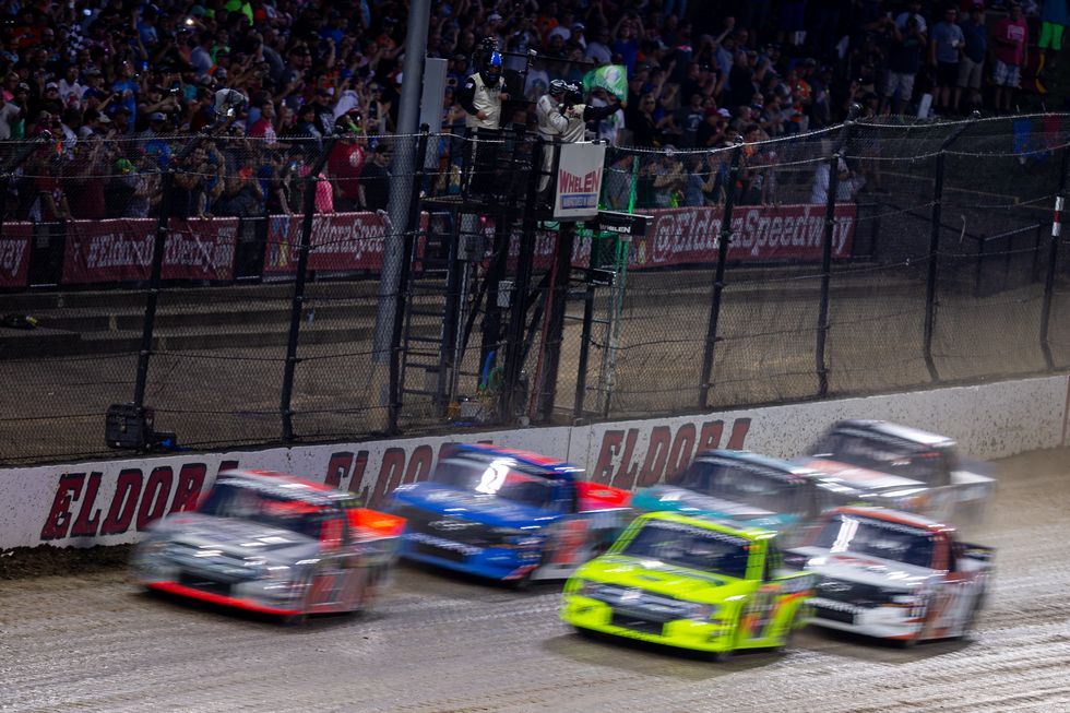 auto aug 01 nascar gander outdoors truck series eldora dirt derby