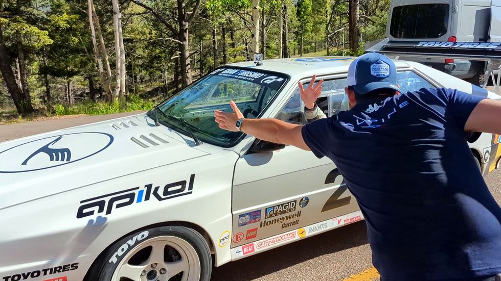 audi quattro at 2023 pikes peak international hill climb