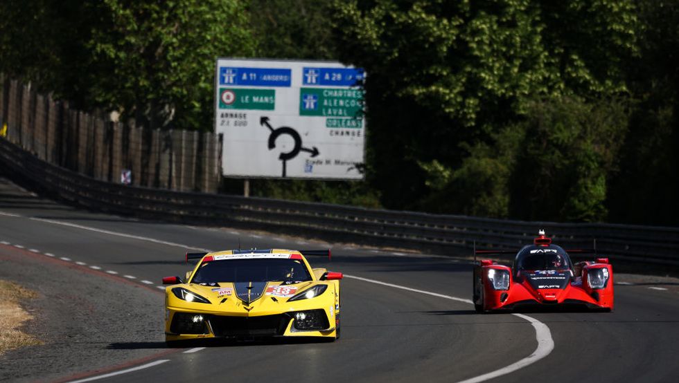 le mans test day