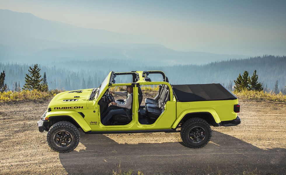 2023 jeep gladiator rubicon in new high velocity exterior paint color