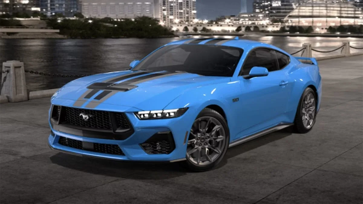 2024 Ford Mustang GT in Grabber Blue