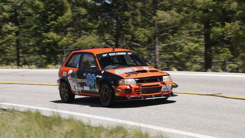 yagi kantai's 1990 toyota starlet at pikes peak 2023