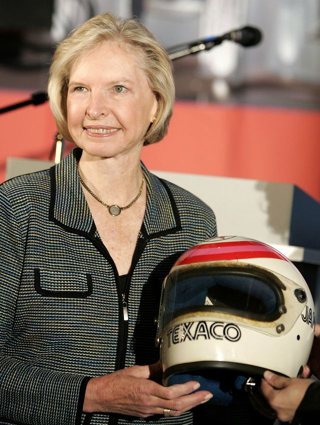 janet guthrie sports icons press conference