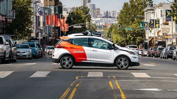 gm's cruise autonomous company's chevy bolt test vehicle