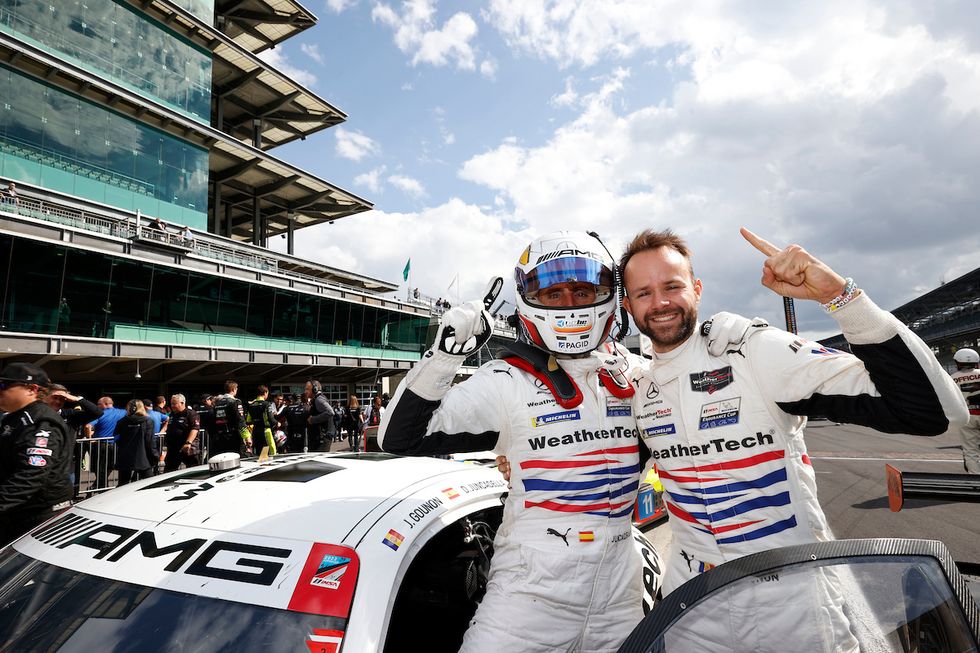 79 weathertech racing, mercedes amg gt3, gtd pro daniel juncadella, jules gounon class winners