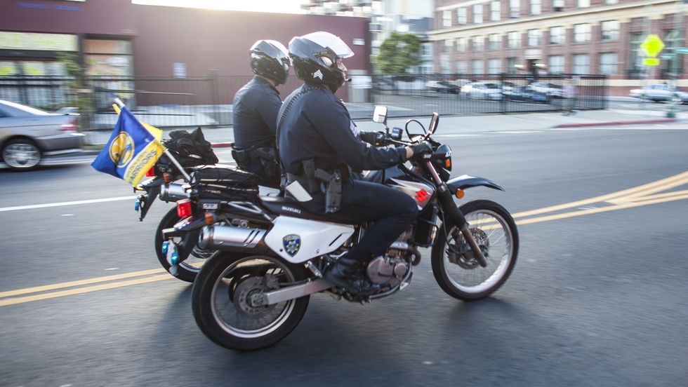 cops in oakland riding motorcycles