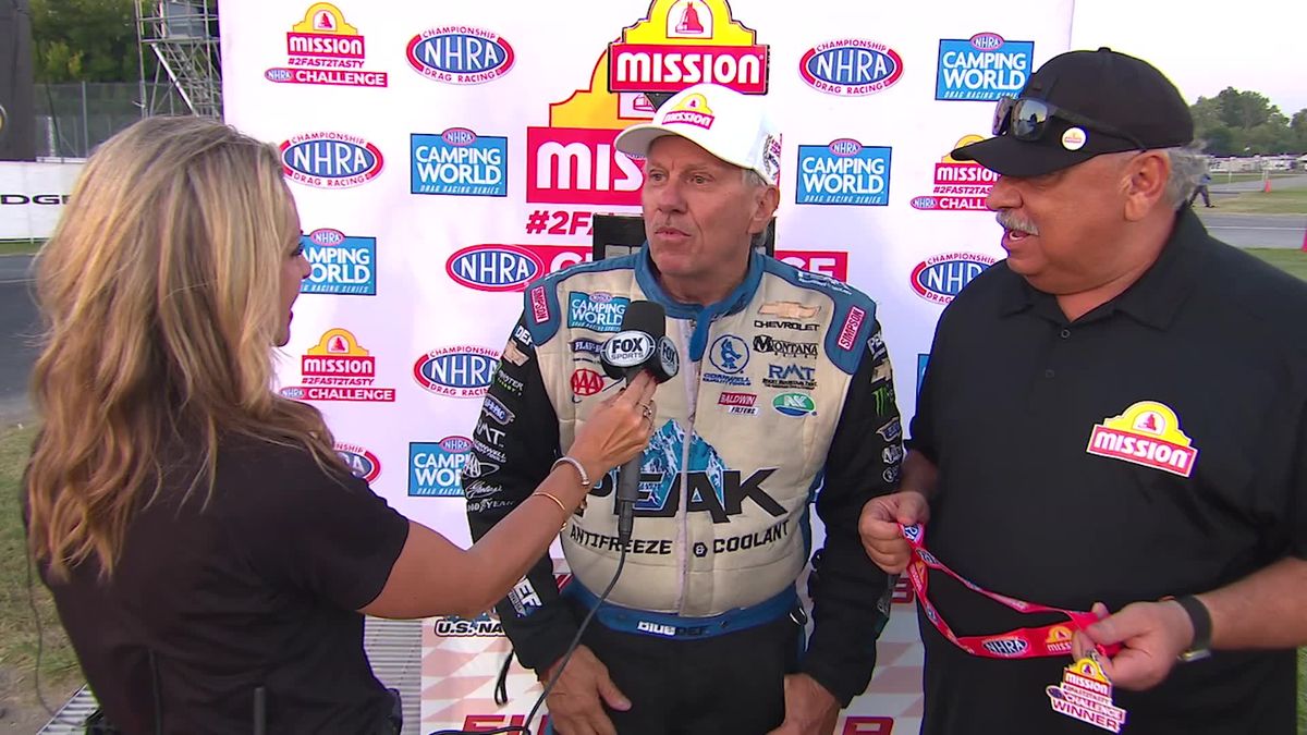 preview for John Force Wins Funny Car Challenge at Indianapolis