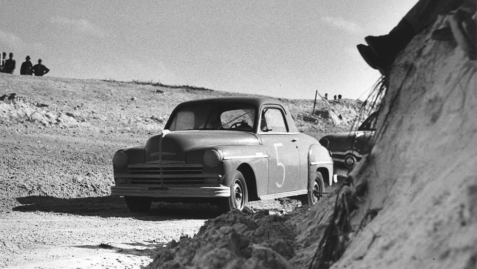 cotton owens nascar daytona beach 1950