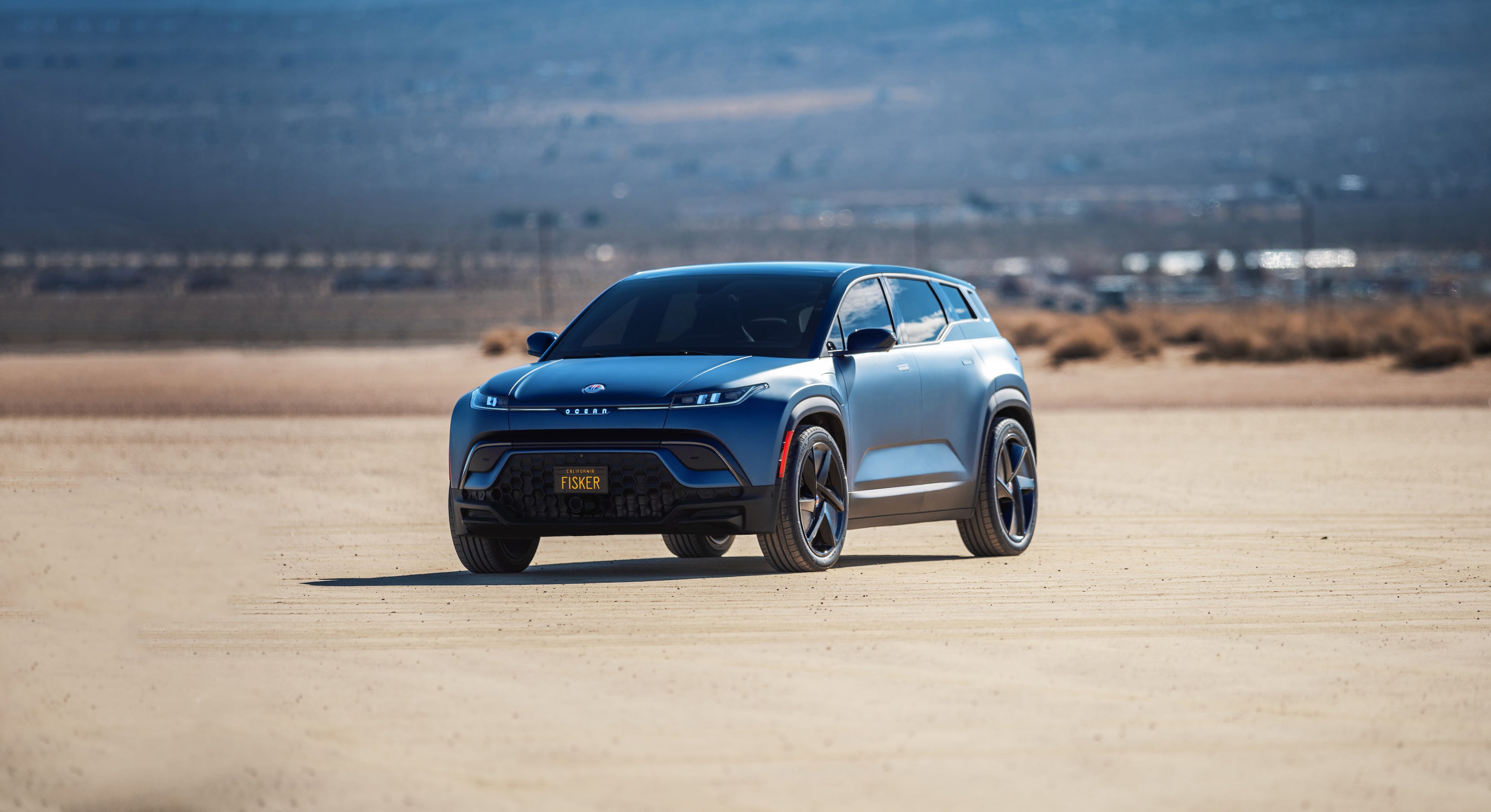 The Fisker Ocean electric SUV.